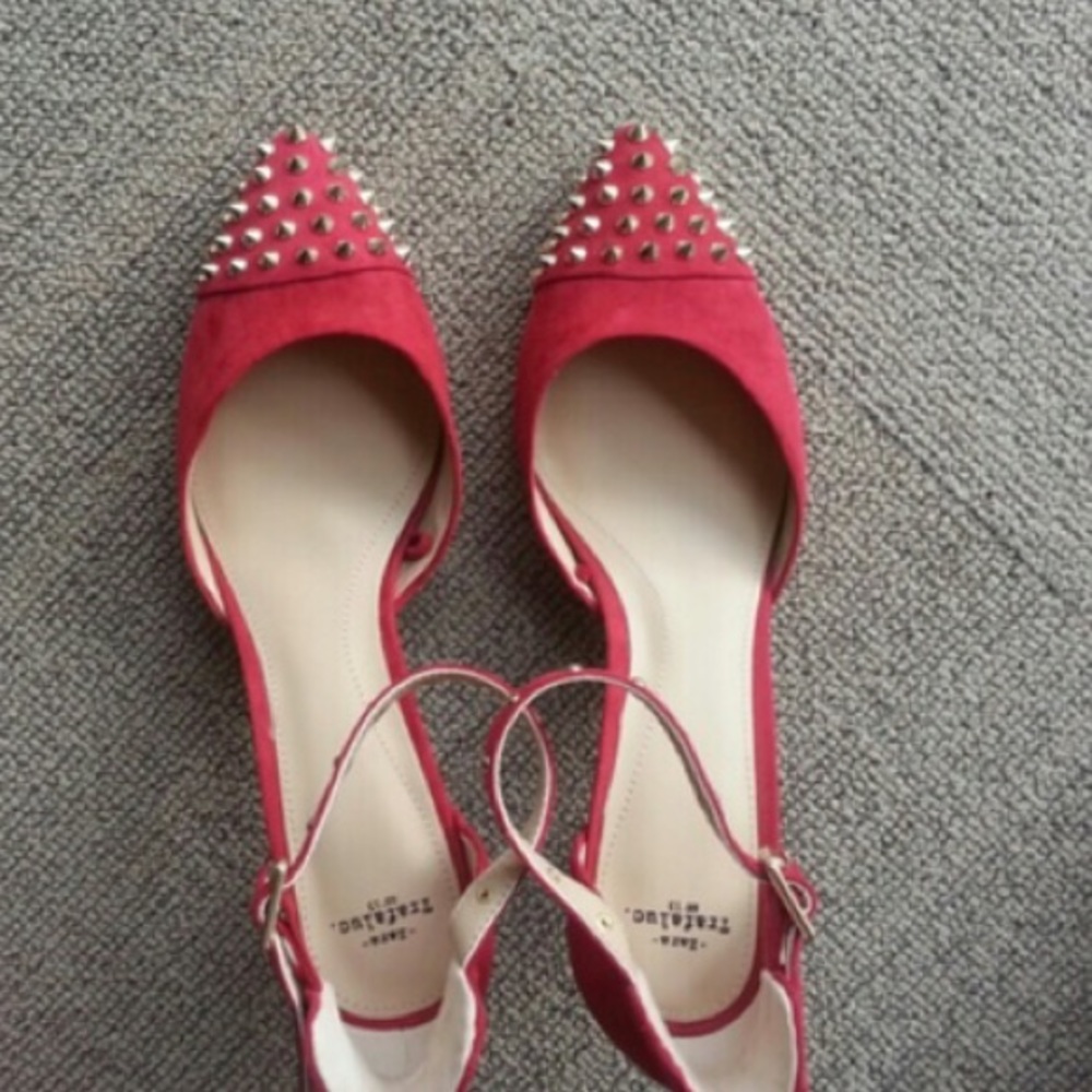 Suede Zara heels