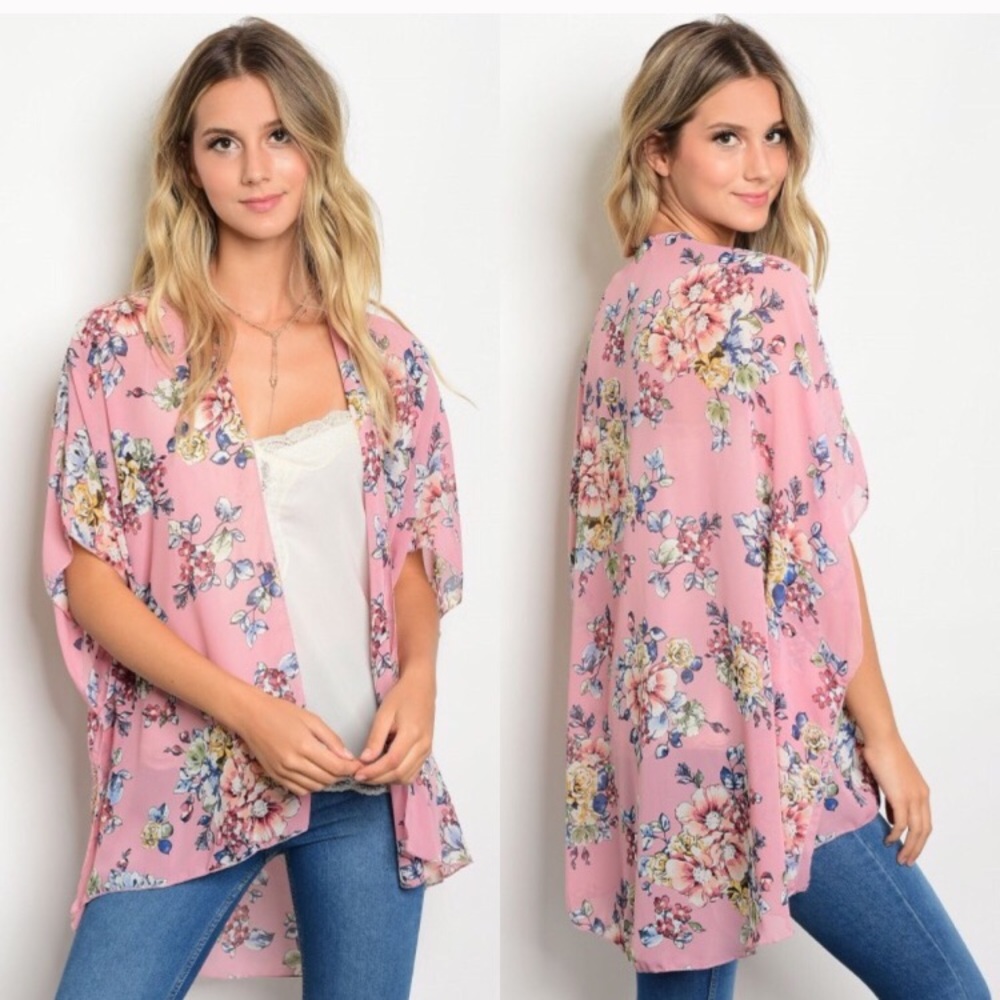 Babydoll Floral Cardigan/Kimono