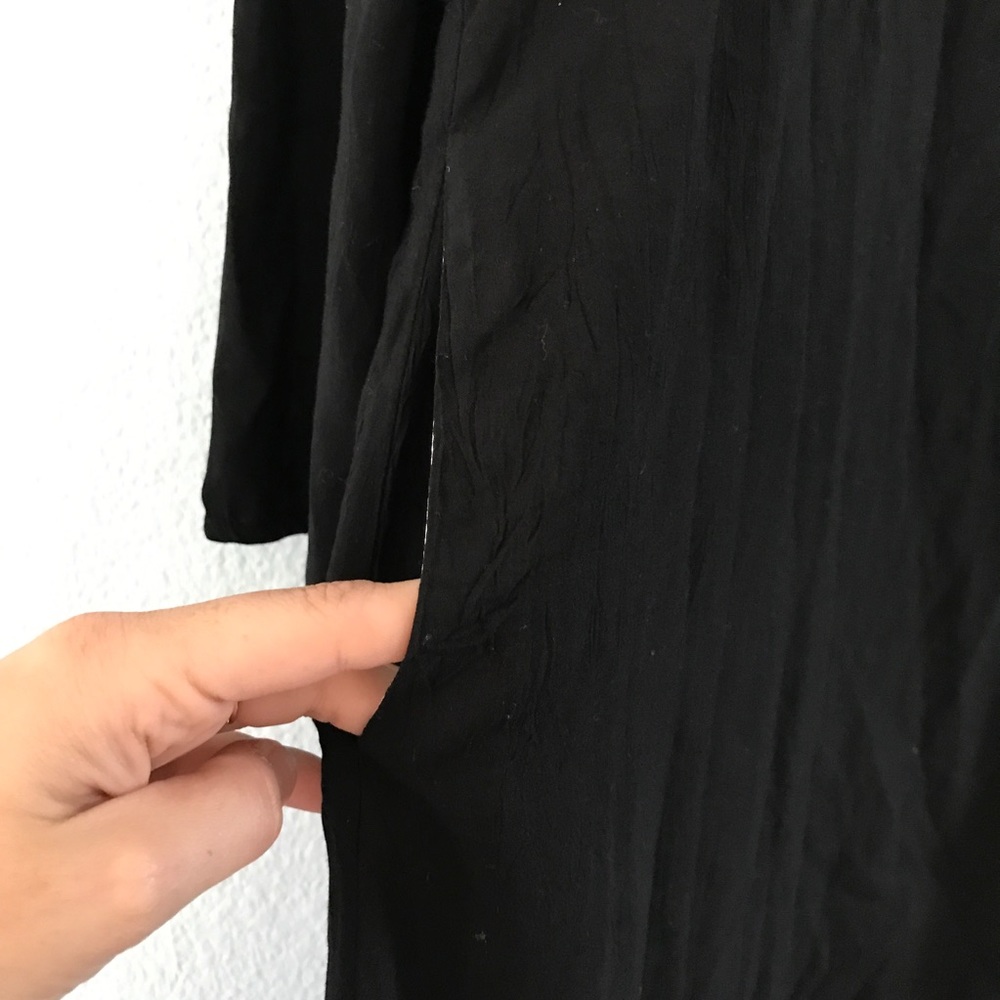 Wilfred • Myosotis Black Babydoll Shift Dress - Picture 5 of 8