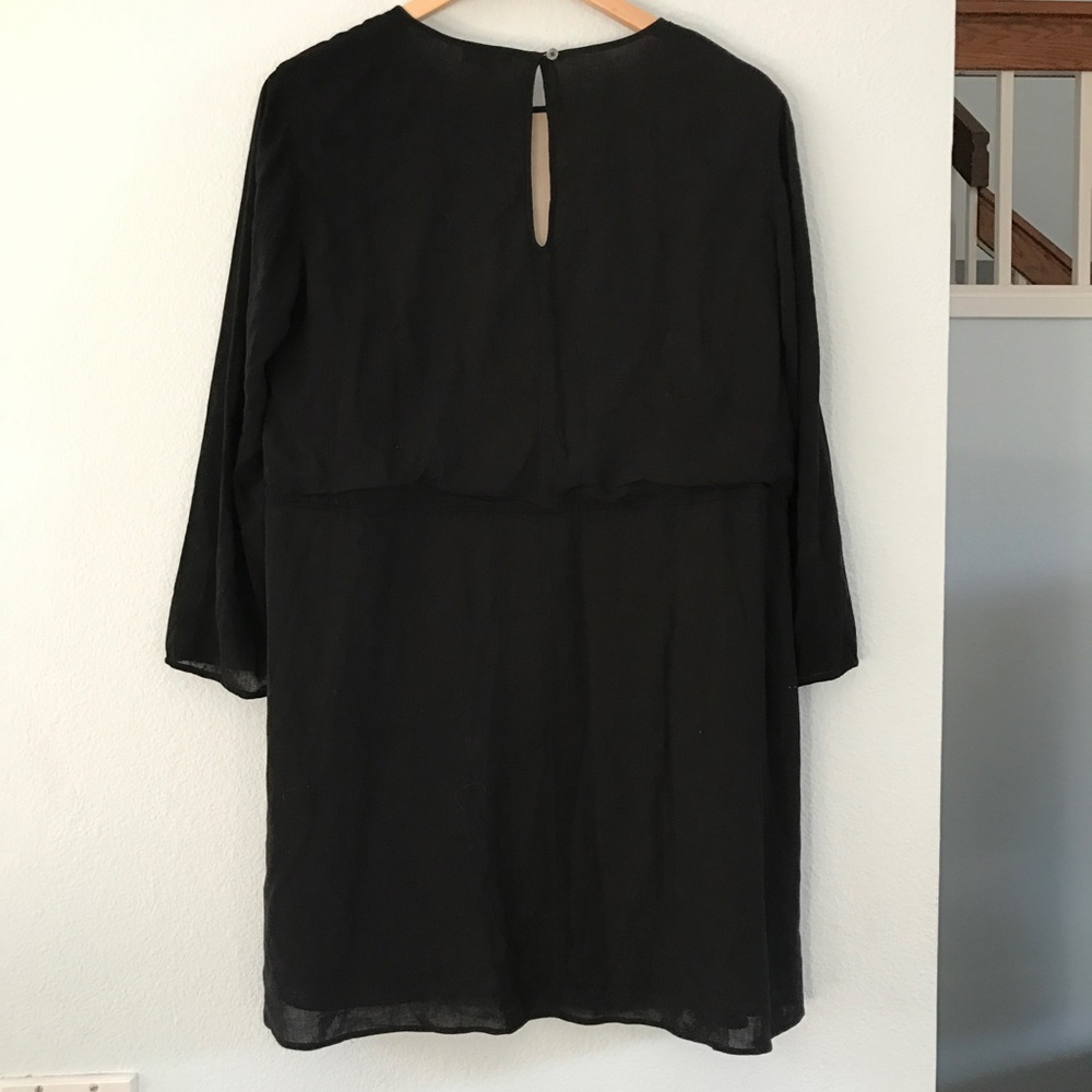 Wilfred • Myosotis Black Babydoll Shift Dress - Picture 7 of 8