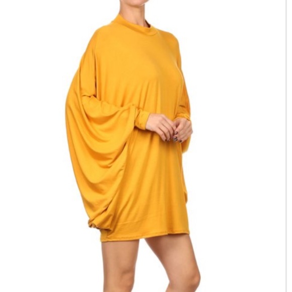 Long dolman sleeves drape Poncho top tunic sold - Picture 5 of 5