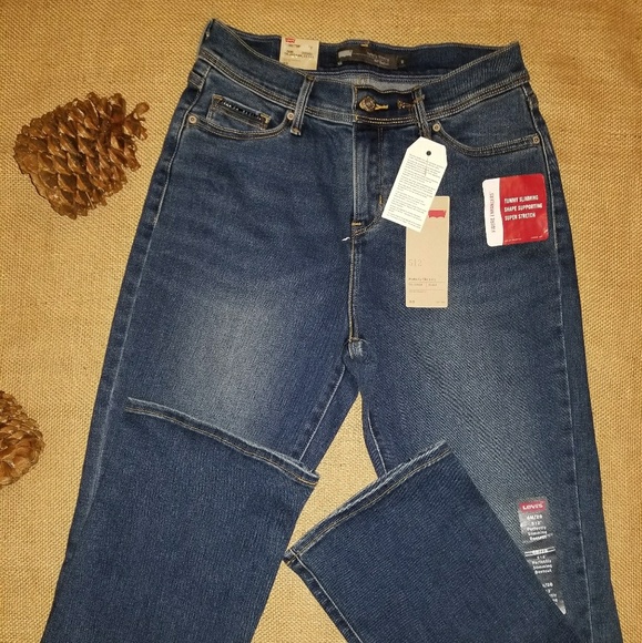 🎈HP🎈 NWT! LEVI'S 512 BOOTCUT JEANS 6L/28 - Picture 2 of 4
