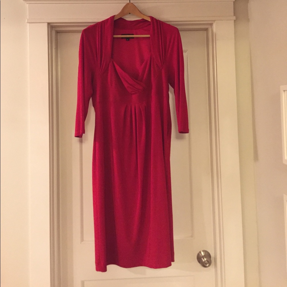 Stunning red abs Allen Schwartz dress