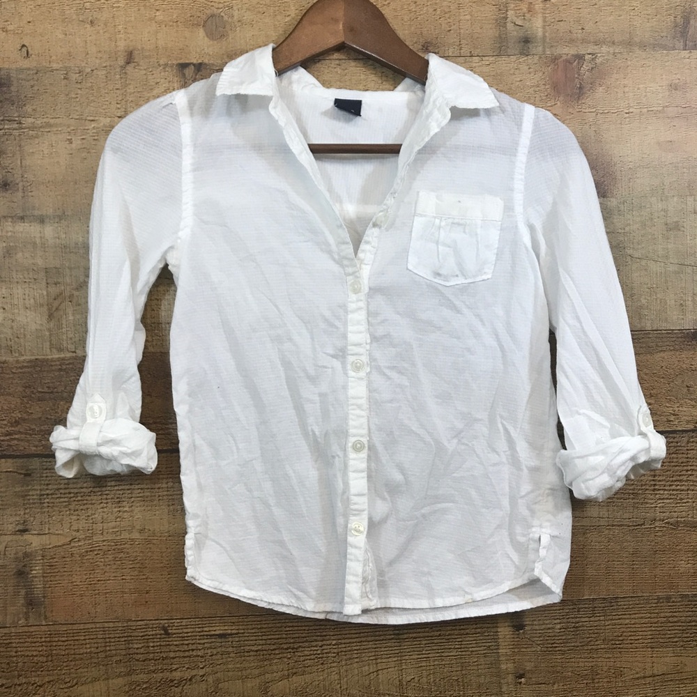 Gap kids white top
