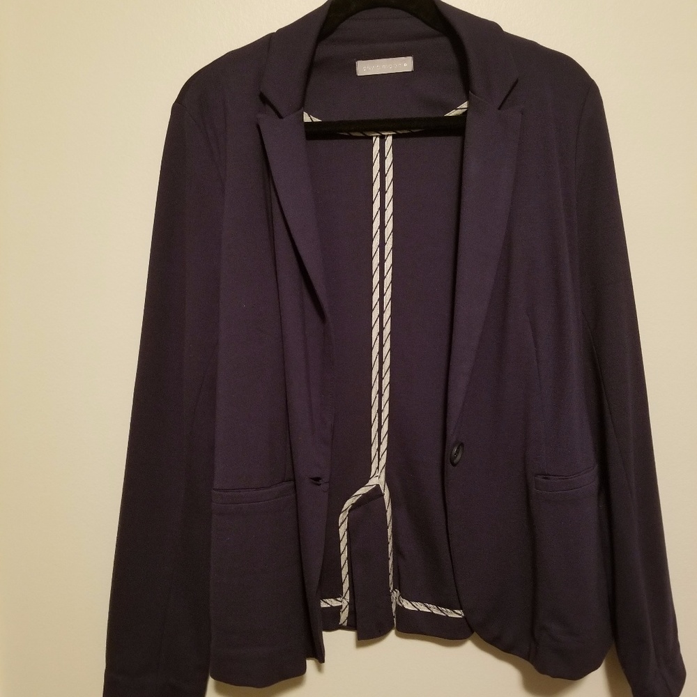 Oliva Moon Blazer - Navy Size L