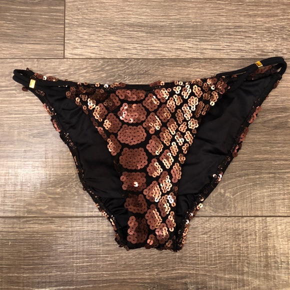 RARE Sauvage Luxe Ombré Sequin Leopard Bikini