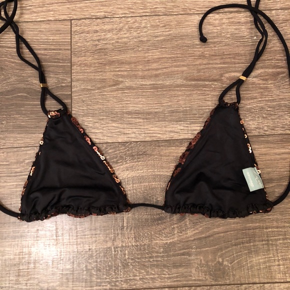 RARE Sauvage Luxe Ombré Sequin Leopard Bikini