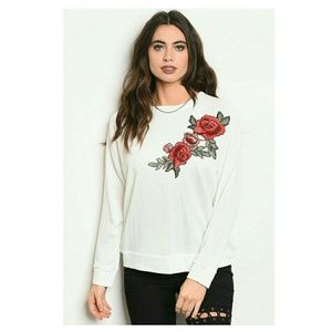 long sleeve light weight crew neckline