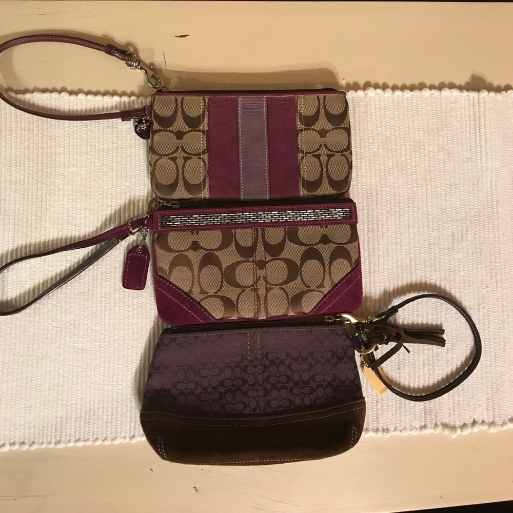 Coach wristlets