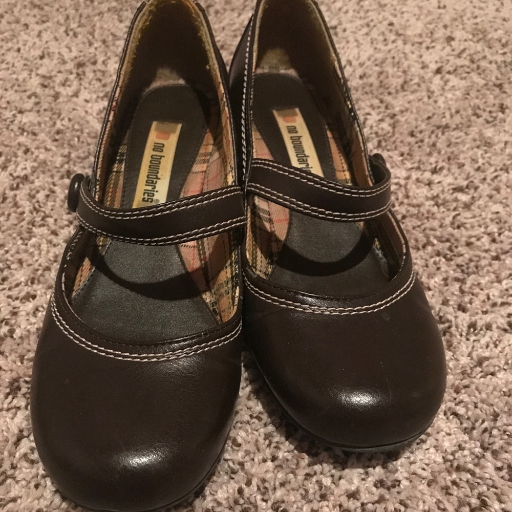 Cute schoolgirl buckle shoes