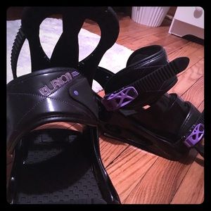 Women’s burton citizen snowboard bindings!