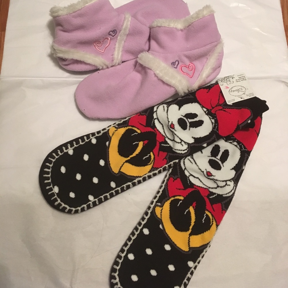 Free with purchase 🌺Mickey Socks with Soles🌹