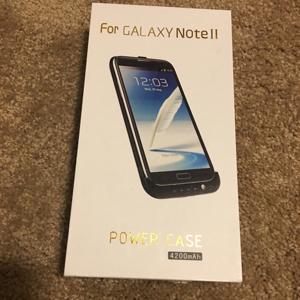 Galaxy Note 2 Backup Battery Charger Cover Case