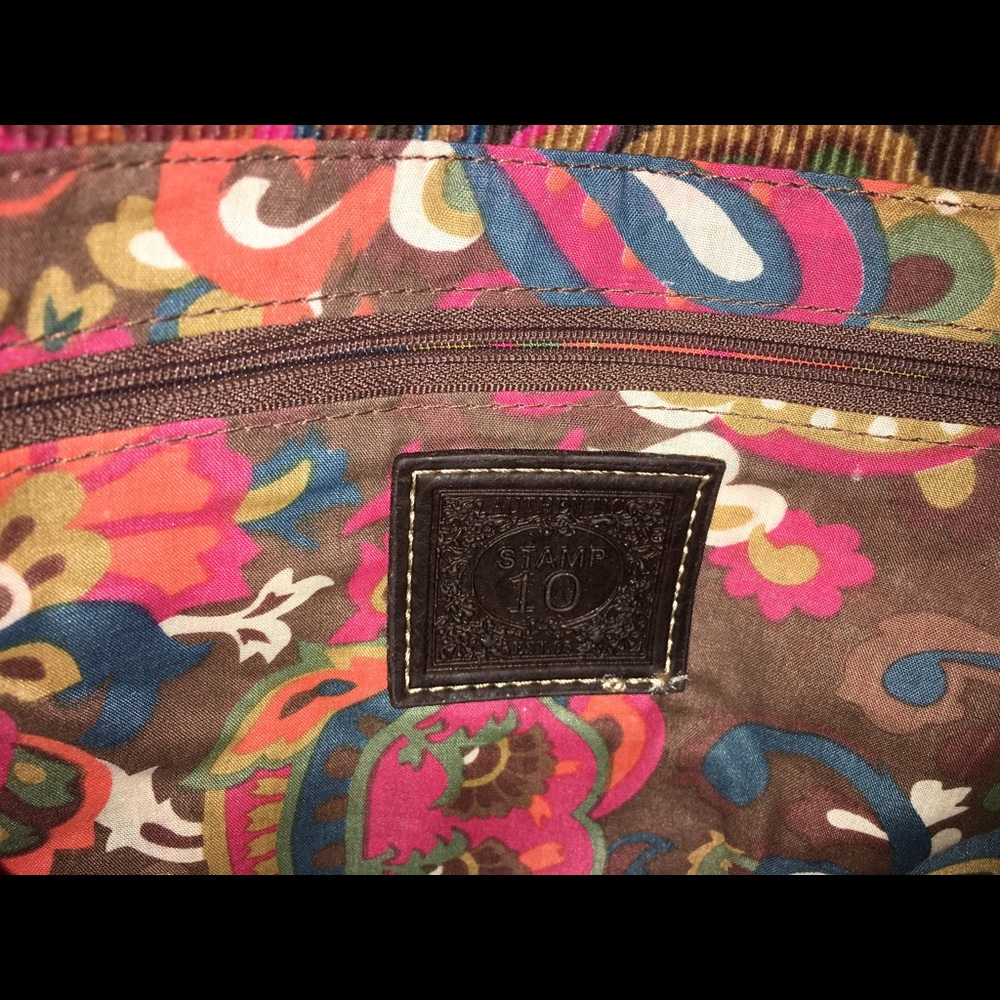 stamp messenger bag