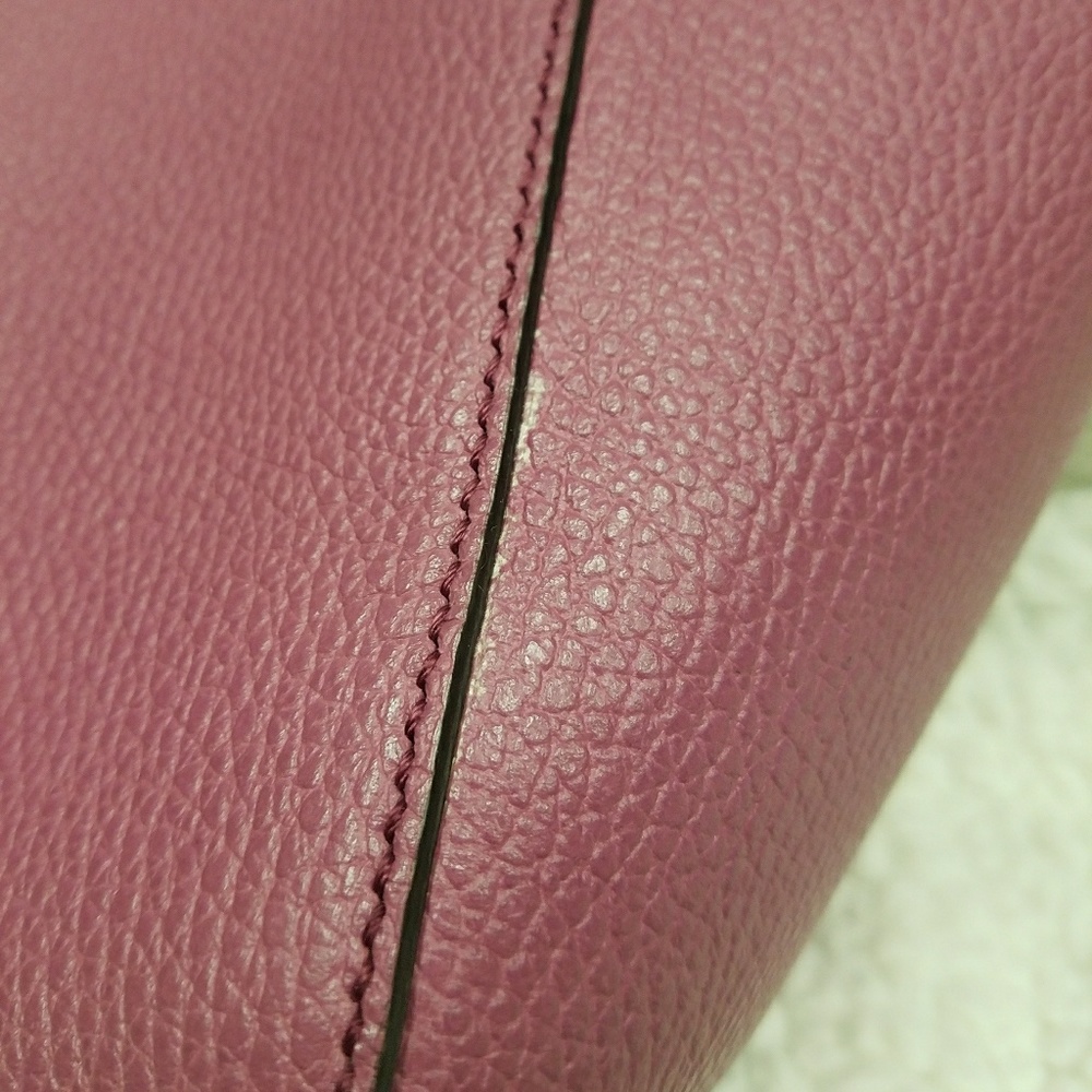 Sold****Medium Gucci Swing Tote In pink & blue - Picture 7 of 8