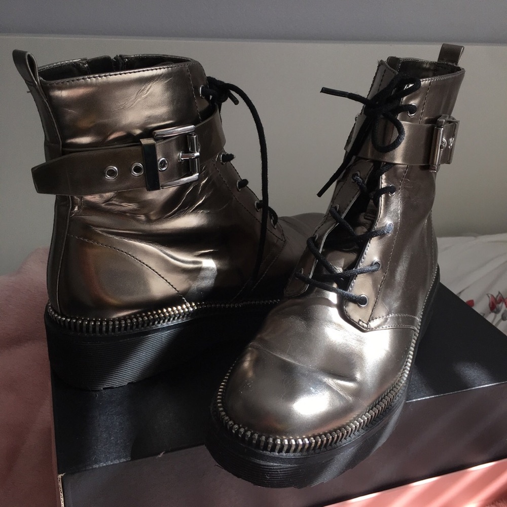 reflective MK boots