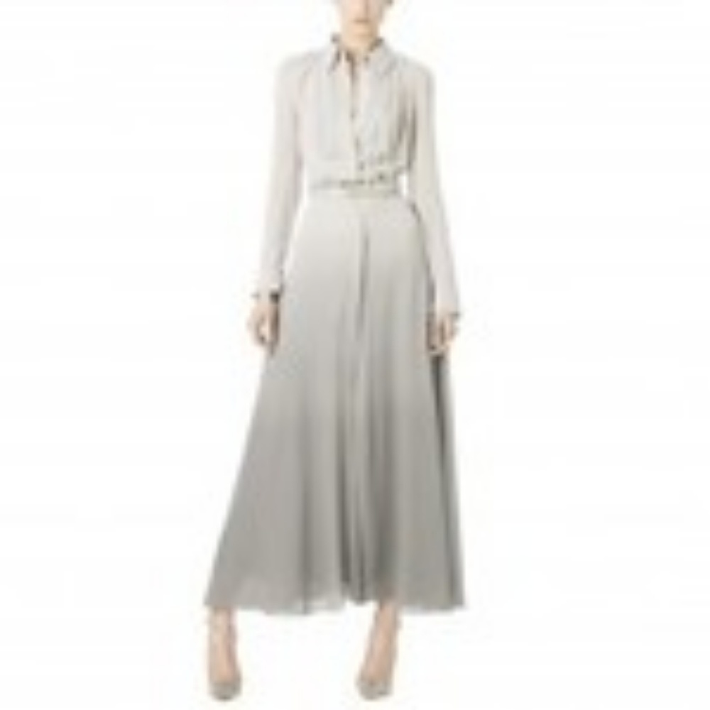 Monika Chiang Raw Edge Silk Dip Dye Dress 2