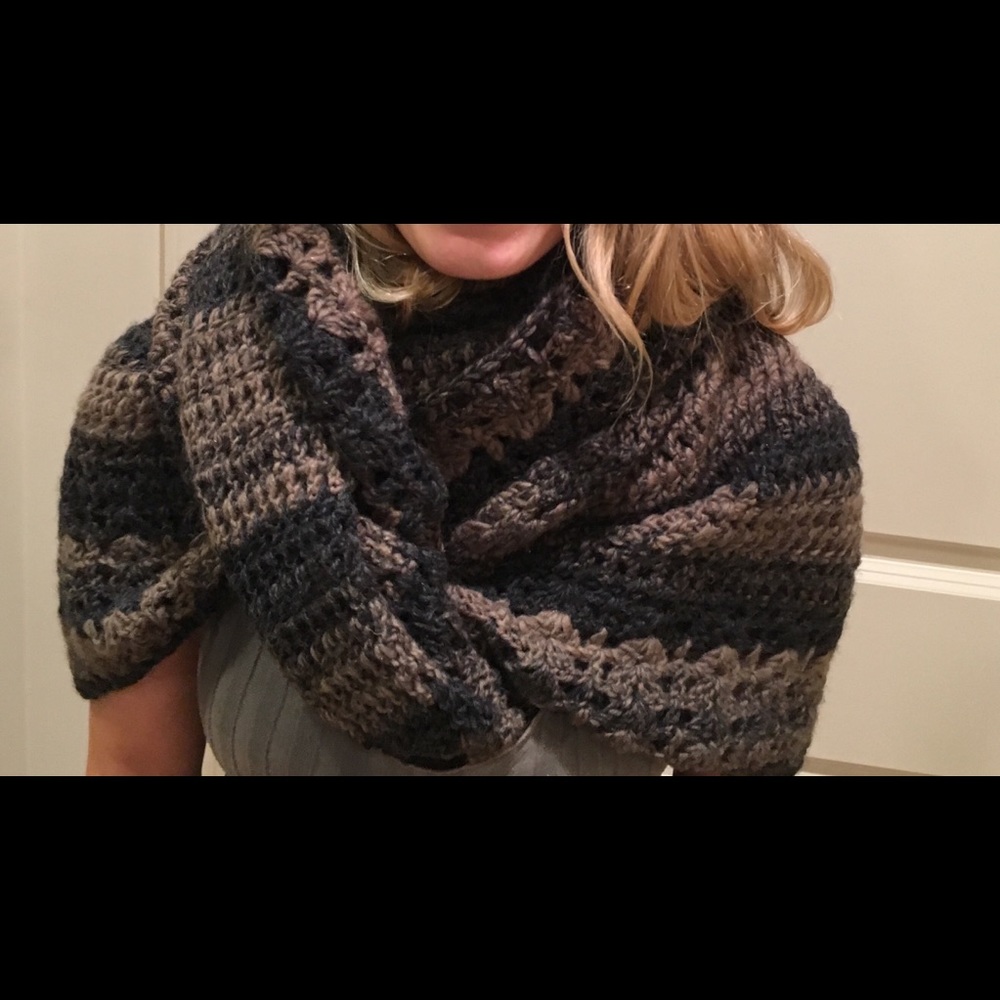 Scarf wrap , cardigan, handmade shawl