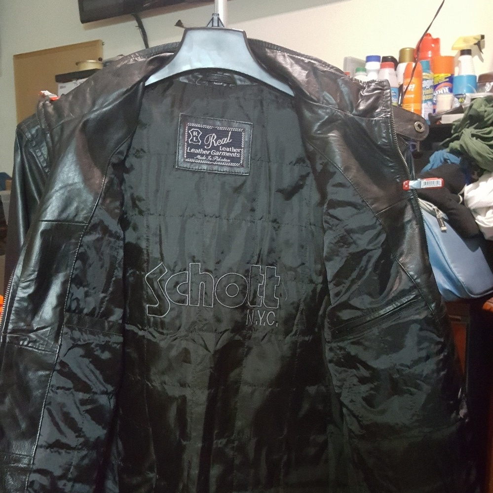 SCHOTT NYC leather jacket