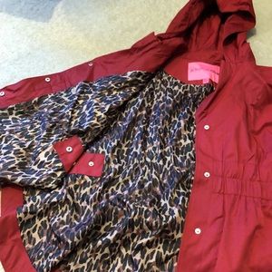 Betsy Johnson Red Cape Jacket-never worn NWT
