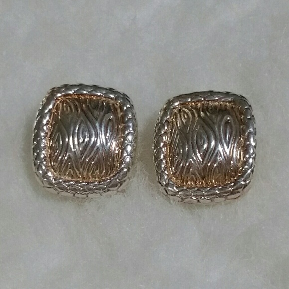 Simon Sebbag large square 925 earring - Picture 2 of 3