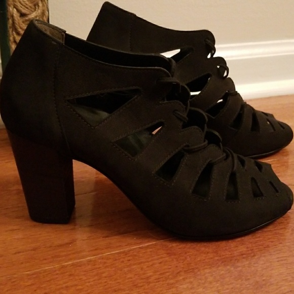 Paul Green Jansen Lace Up Peep Toe - Picture 3 of 8