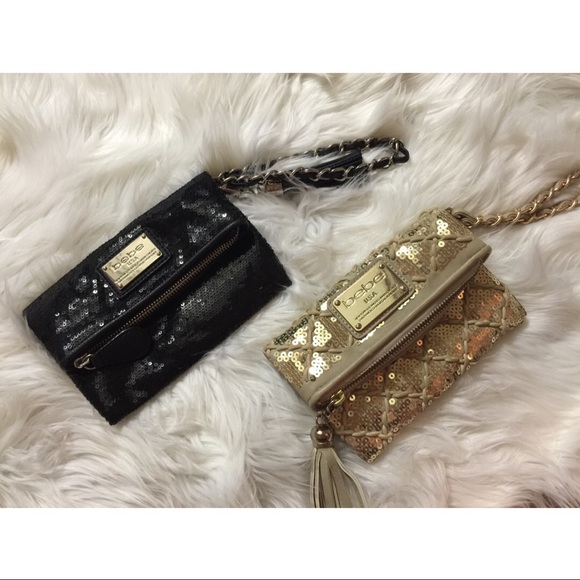 BEBE clutches - Black & Gold Sequins Bundle - Picture 3 of 4