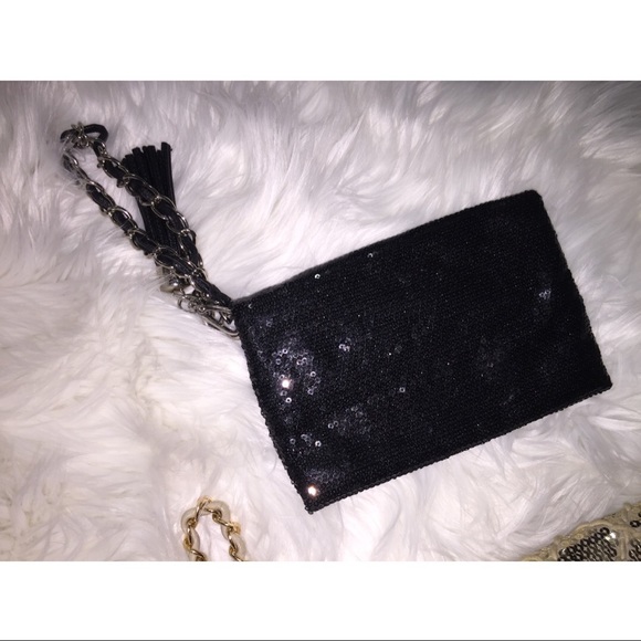 BEBE clutches - Black & Gold Sequins Bundle - Picture 4 of 4