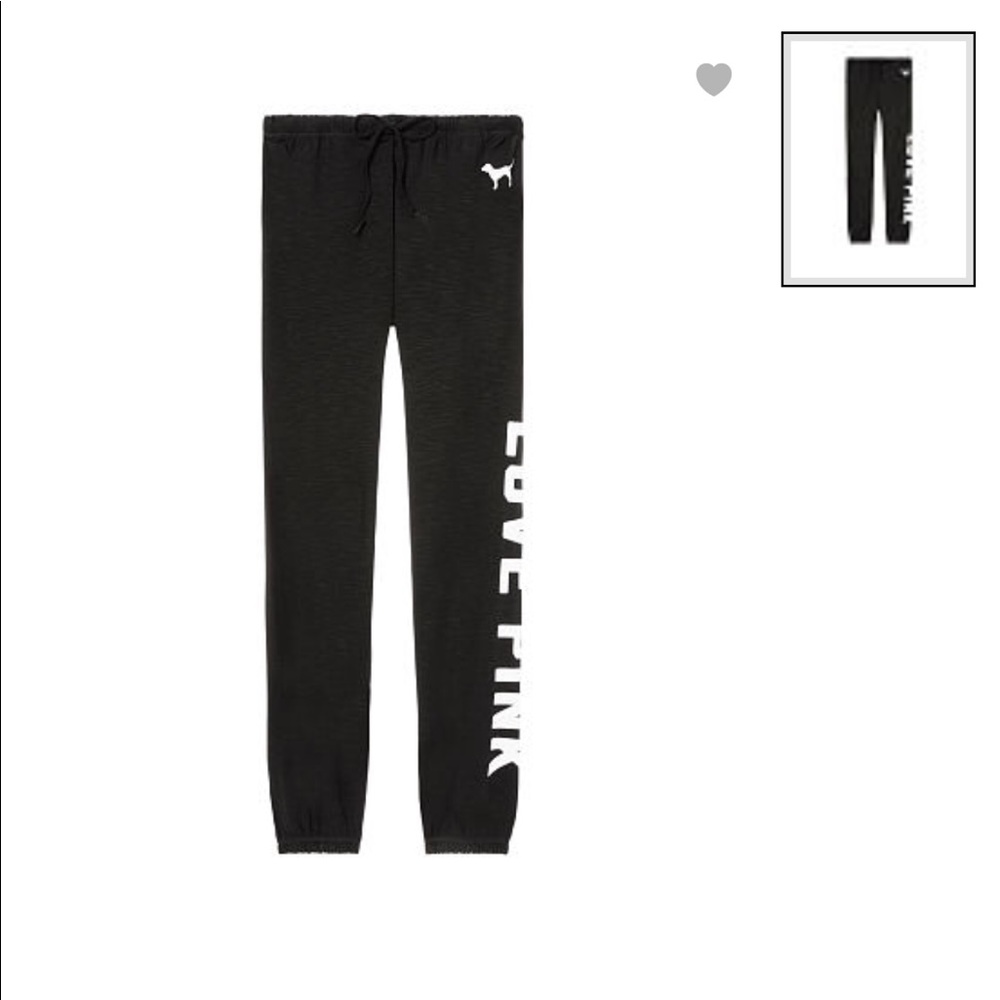 VS PINK love pink pants