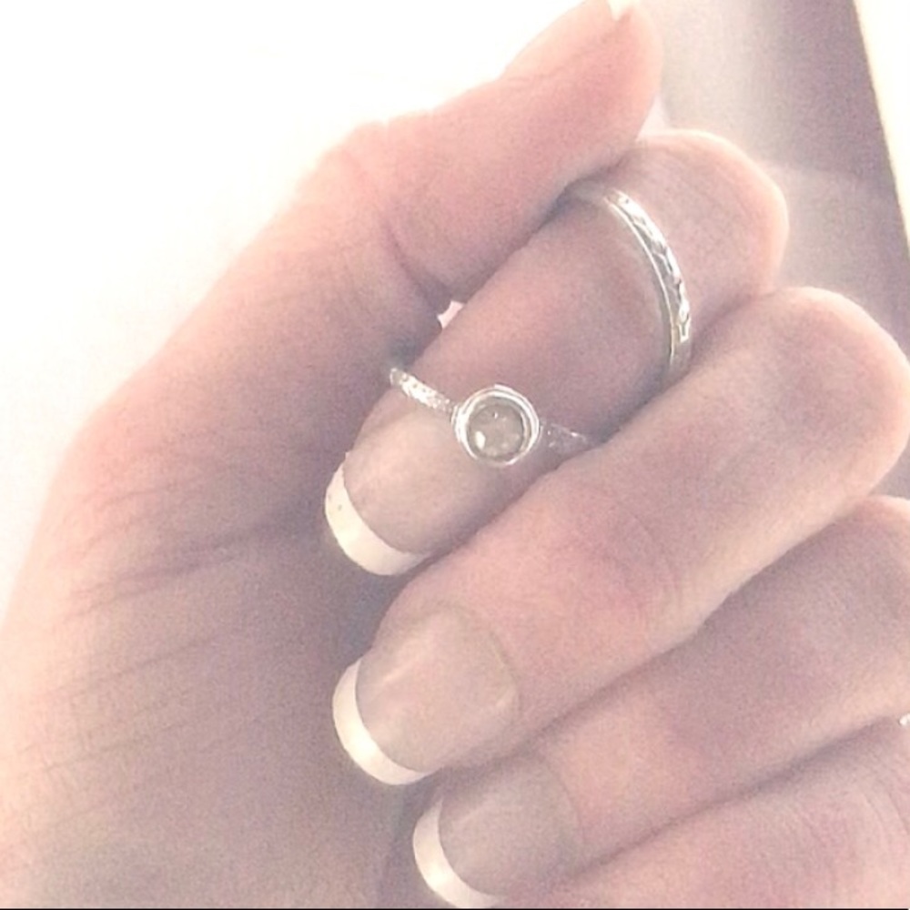 🔥PLATINUM VINTAGE ART DECO WEDDING BAND SET🔥 - Picture 4 of 8