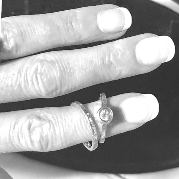 🔥PLATINUM VINTAGE ART DECO WEDDING BAND SET🔥 - Picture 2 of 8