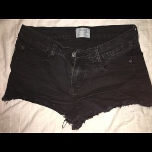 Mudd Flex Stretch Black Denim Shorts