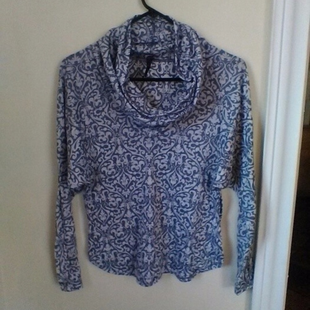 Petite Cowl neck long-sleeve