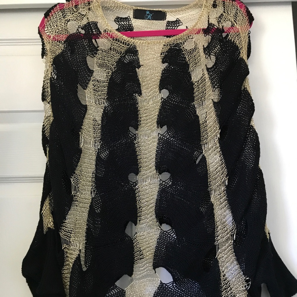 Lightweight sheer sweater