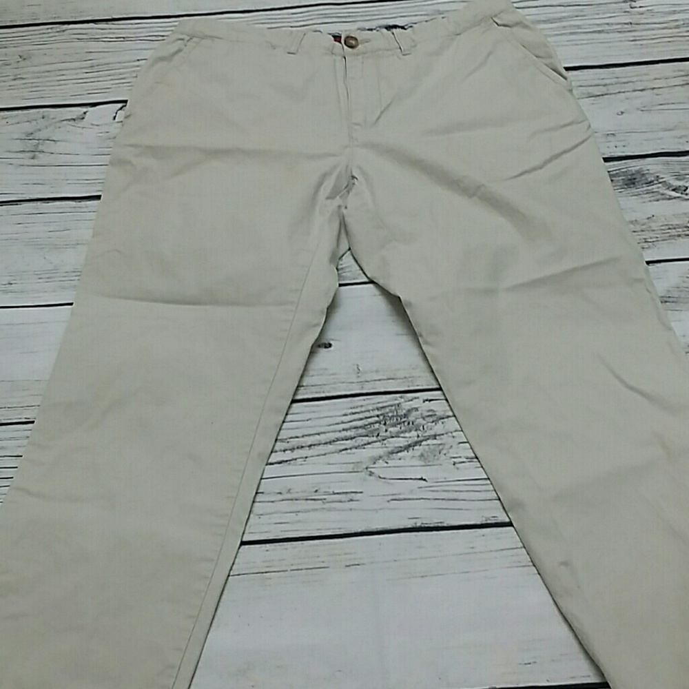 Tommy Hilfiger Slim Fit Khaki Trousers