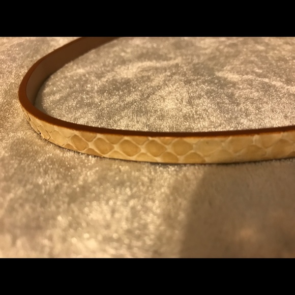 Salvatore Ferragamo Snakeskin Belt Sz S