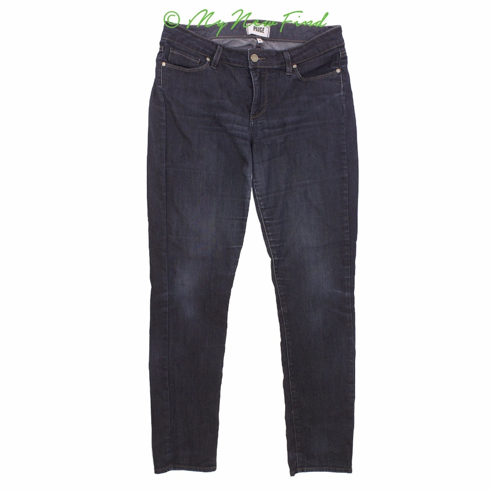 PAIGE DENIM SKYLINE SKINNY TWILIGHT BLUE JEANS