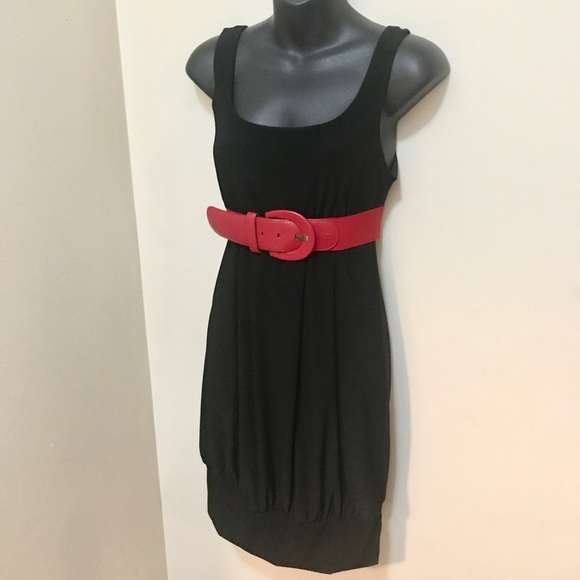 Maurices Maurice’s Mini Black Dress and Belt Small Medium Black Dress New - Picture 3 of 7
