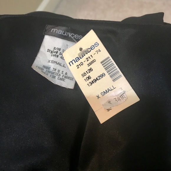 Maurices Maurice’s Mini Black Dress and Belt Small Medium Black Dress New - Picture 7 of 7