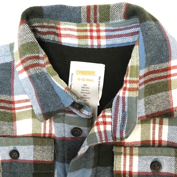 Gymboree Button Down Shirt Jacket - Picture 4 of 8