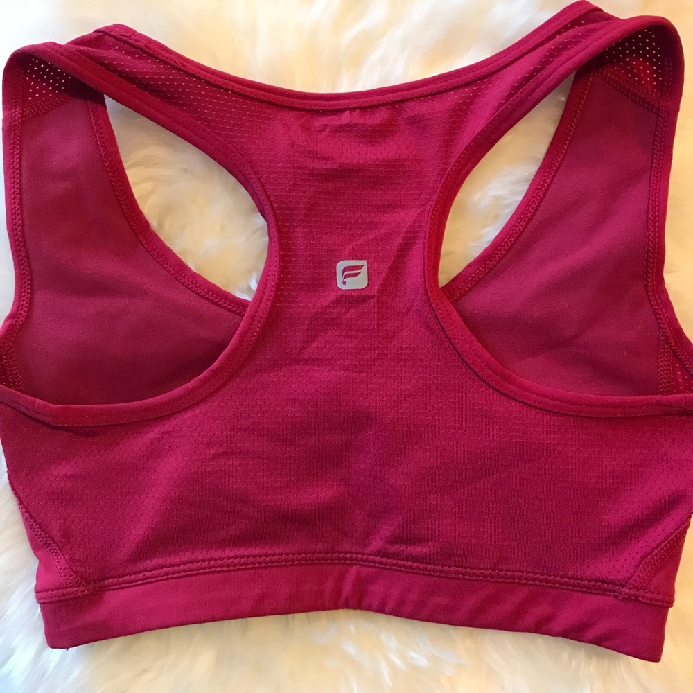 Fabletics Sports Bra (Red) - Picture 6 of 8