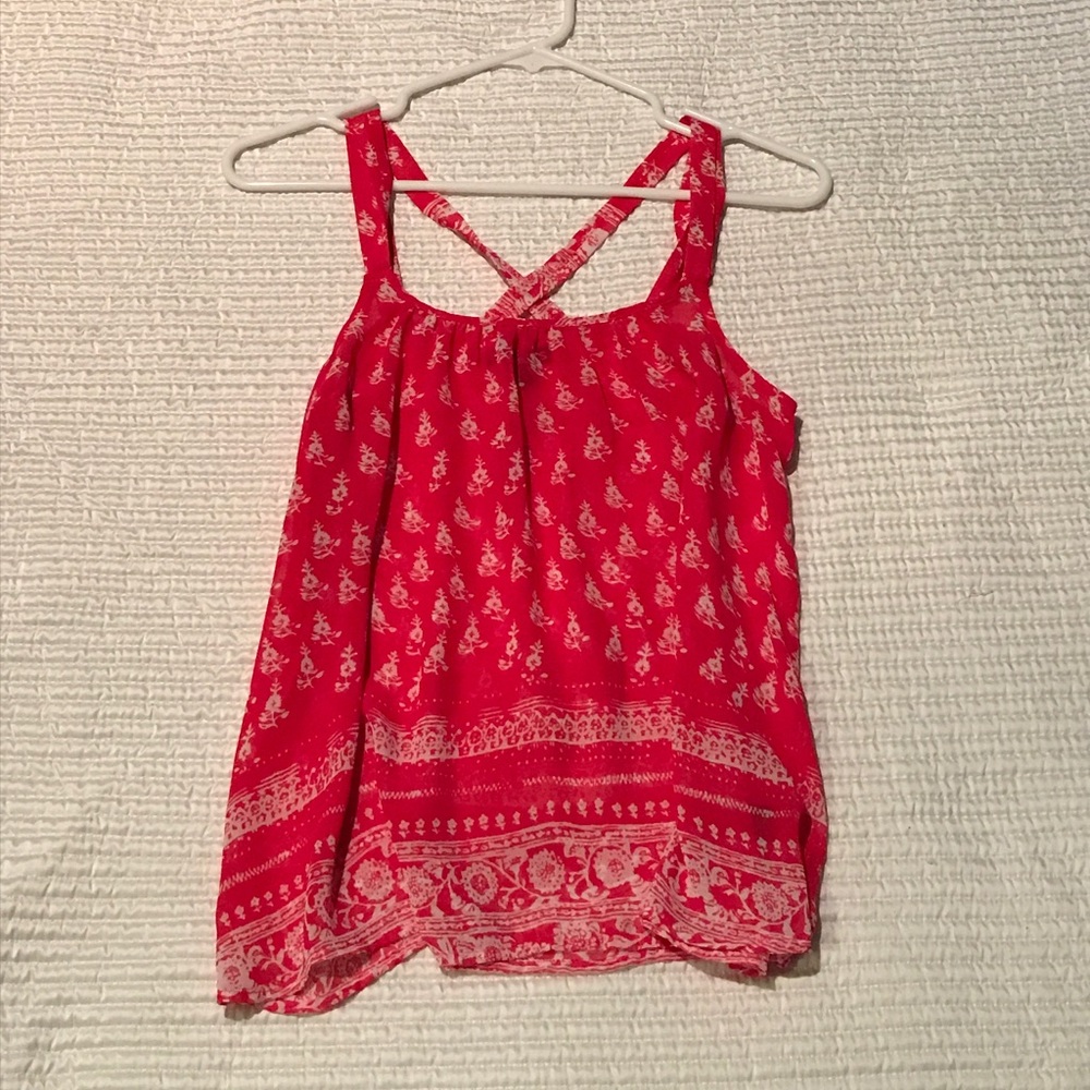Express printed tank top
