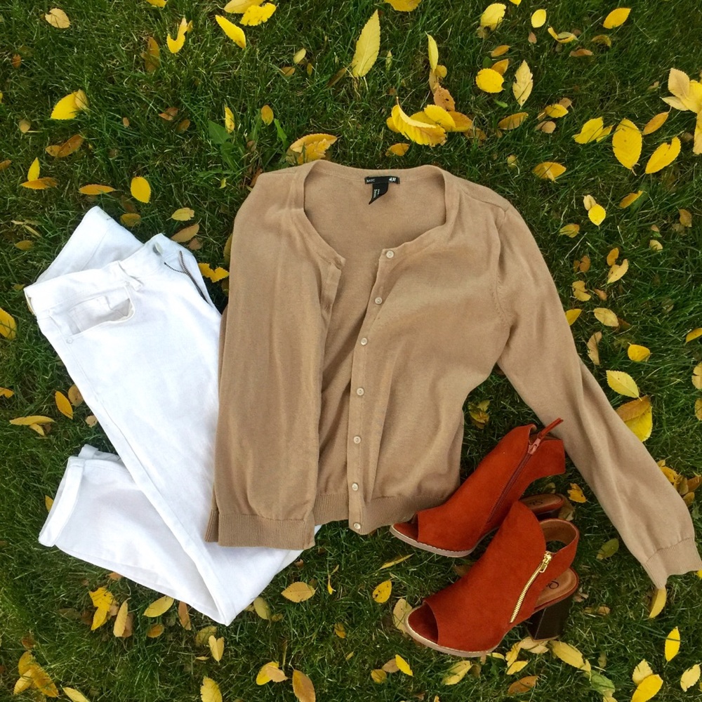 H&M Basic Cardigan (Caramel)