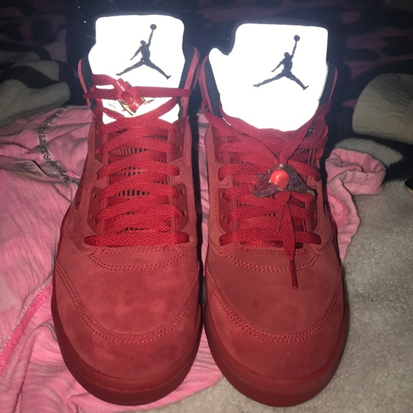 Jordan 5 "Red Suede" - Picture 1 of 7