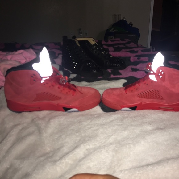 Jordan 5 "Red Suede" - Picture 6 of 7