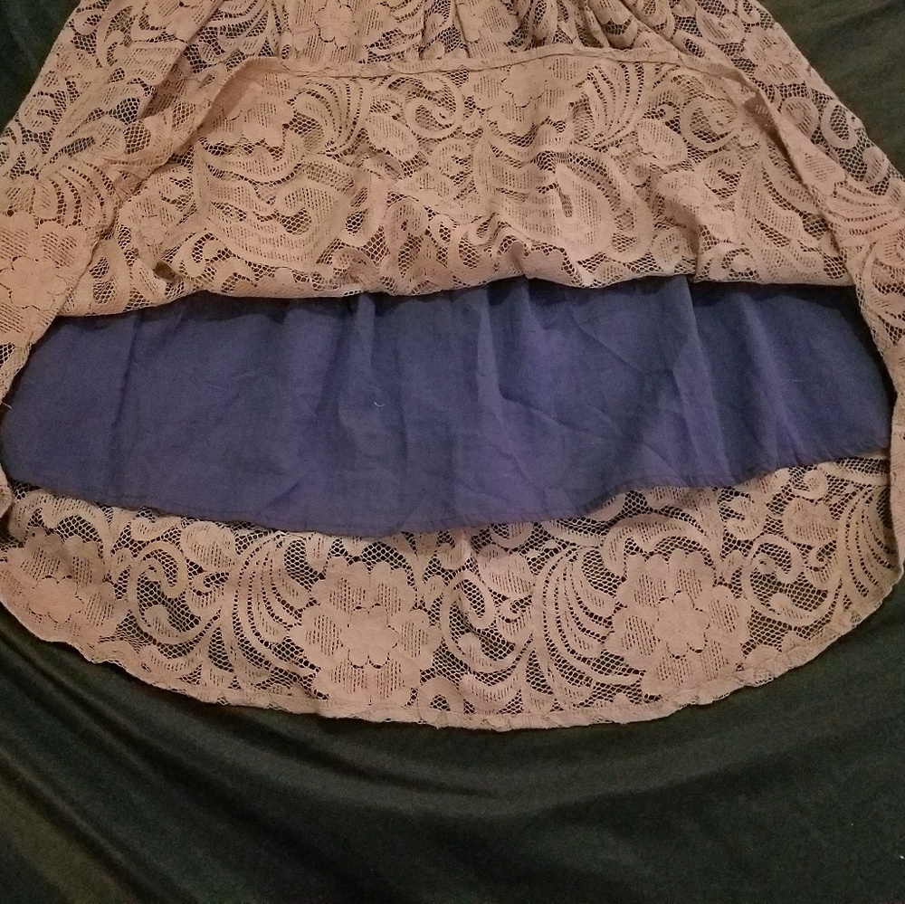 💜Lace Mini Dress - Picture 2 of 7