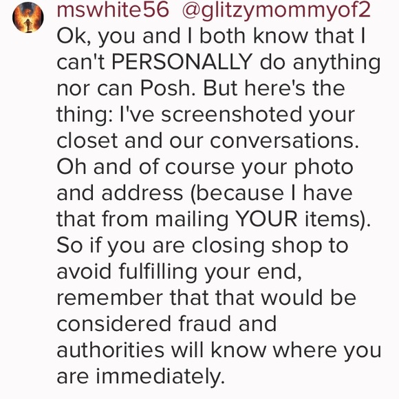 *SCAMMER* ALERT glitzymommyof2 rip-off ARTIST! 😡 - Picture 7 of 8