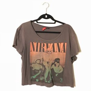 Nirvana Crop Tee