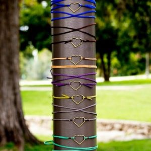 Hand made brass heart Bracelet/Chokers