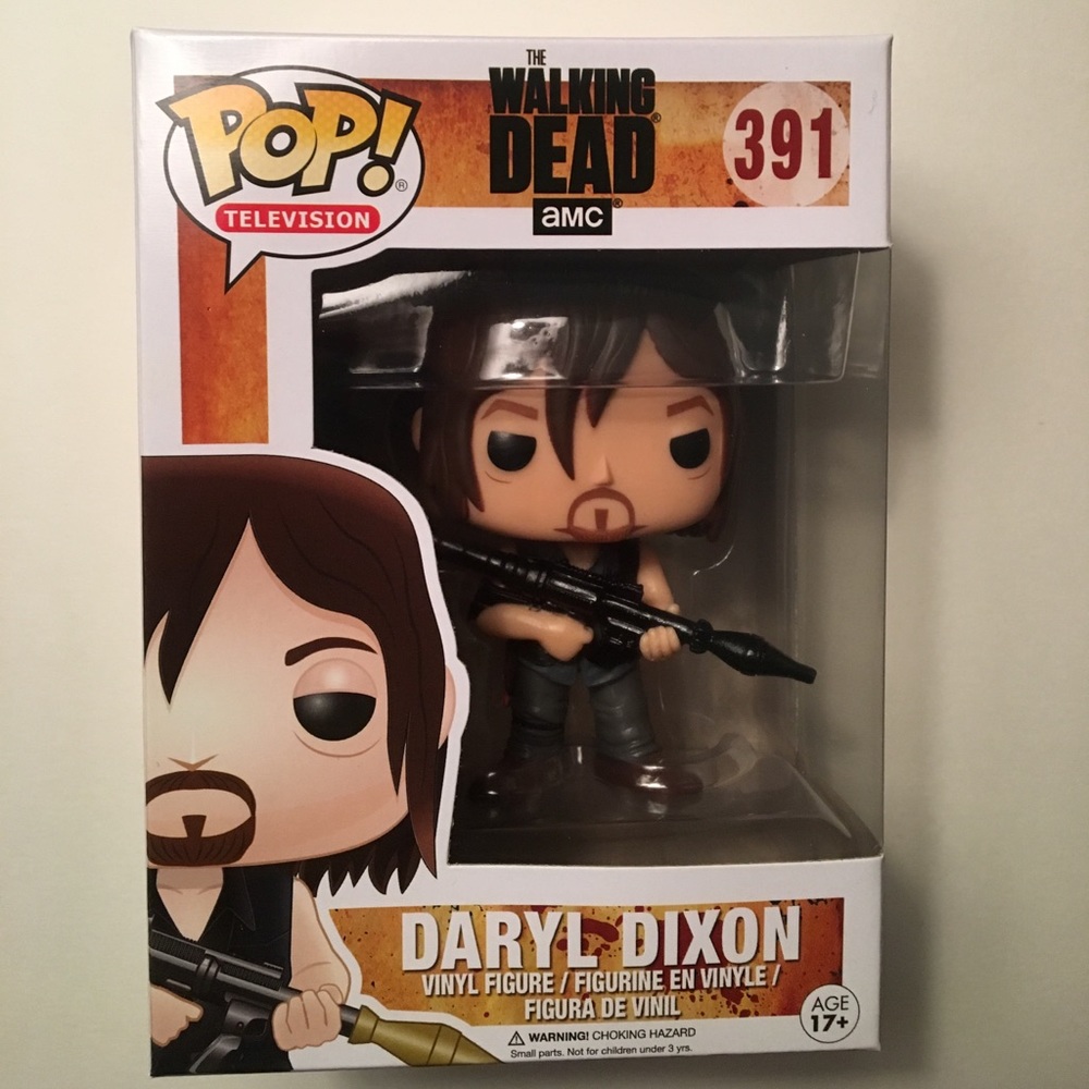 Funko Pop Daryl Dixon from AMC's The Walking Dead.